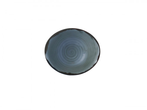 Bol ovale bleu porcelaine vitrifiée 19,9 cm Harvest Dudson