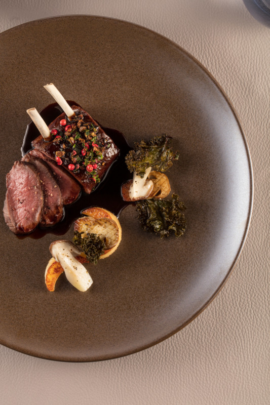 Tasse expresso brun porcelaine vitrifiée 8 cl Ø 6,5 cm Genesis Rak