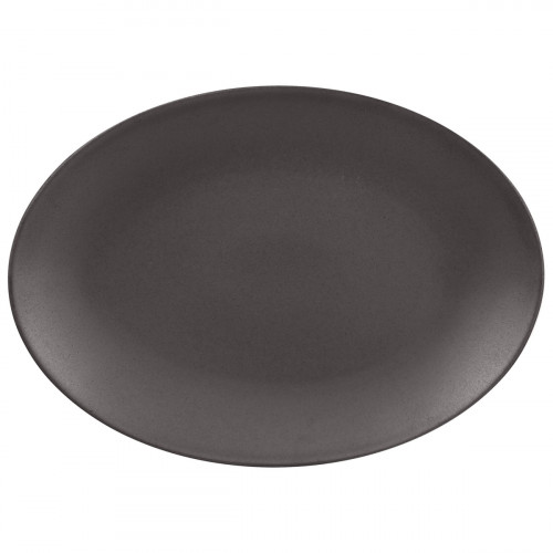 Plat ovale brun porcelaine vitrifiée 32 cm Genesis Rak