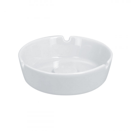 Cendrier rond blanc Ø 12 cm 3,5 cm Access Rak