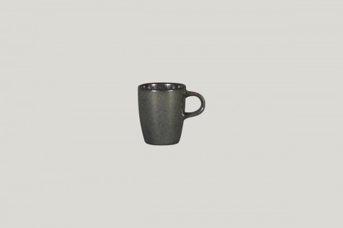 Tasse à expresso rond noir porcelaine vitrifiée 9 cl Ø 5,8 cm Rakstone Ease Rak