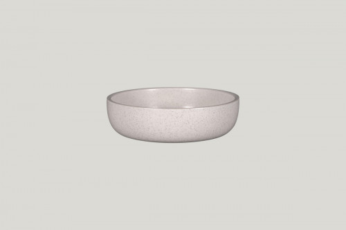 Assiette coupe creuse rond gris porcelaine vitrifiée Ø 16 cm Rakstone Ease Rak