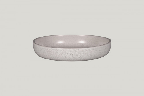 Assiette coupe creuse rond gris porcelaine vitrifiée Ø 23,7 cm Rakstone Ease Rak