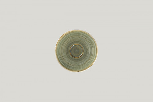 Sous tasse à café rond Emerald porcelaine vitrifiée Ø 15 cm Rakstone Spot Rak
