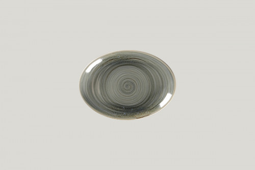 Plat ovale Peridot porcelaine vitrifiée 21 cm Rakstone Spot Rak