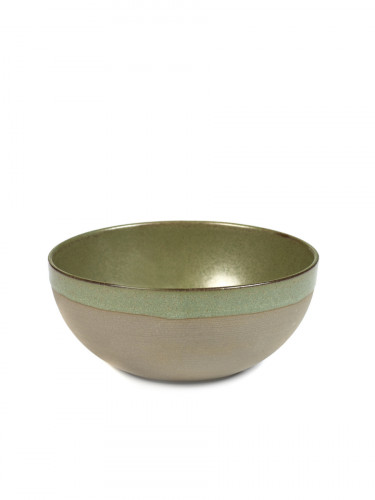 Bol rond vert grès émaillé Ø 15 cm Surface Serax