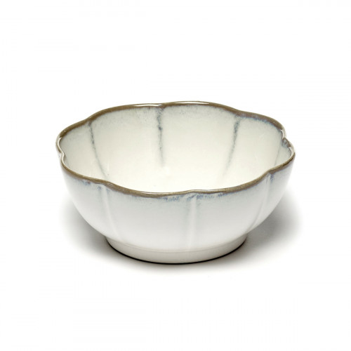 Bol rond blanc grès émaillé Ø 15 cm Inku Serax