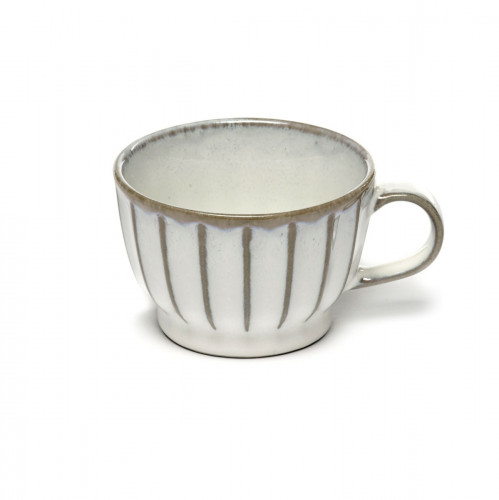 Tasse à café blanc grès émaillé 15 cl Ø 8,5 cm Inku Serax