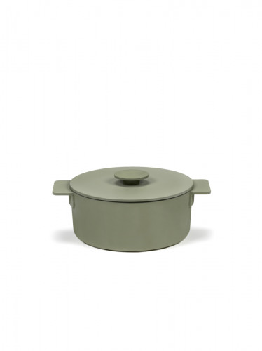 Cocotte fonte d'acier Sans revêtement Avec couvercle Ø 20 cm 12 cm 200 cl Surface Serax
