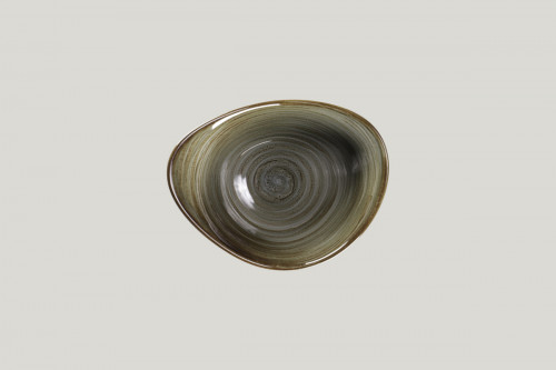 Bol triangulaire Peridot porcelaine vitrifiée 18,5 cm Rakstone Spot Rak