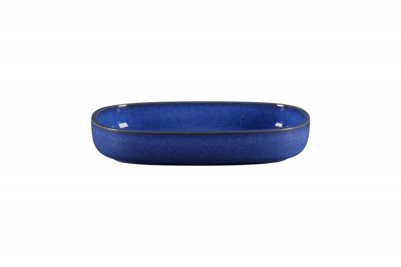 Plat creux bleu porcelaine vitrifiée 26 cm Rakstone Ease Rak