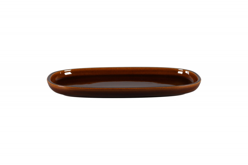 Plat rectangulaire cuivre porcelaine vitrifiée 30,2 cm Rakstone Ease Rak