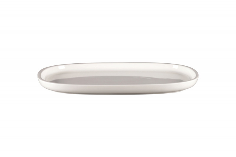 Plat rectangulaire blanc porcelaine vitrifiée 33,2 cm Rakstone Ease Rak