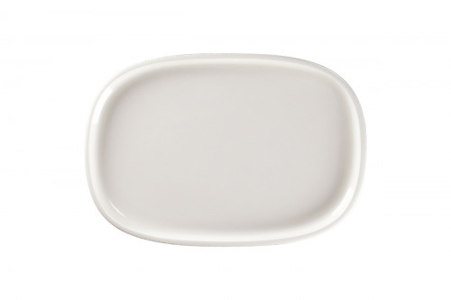 Plat rectangulaire gris porcelaine vitrifiée 33,2 cm Rakstone Ease Rak