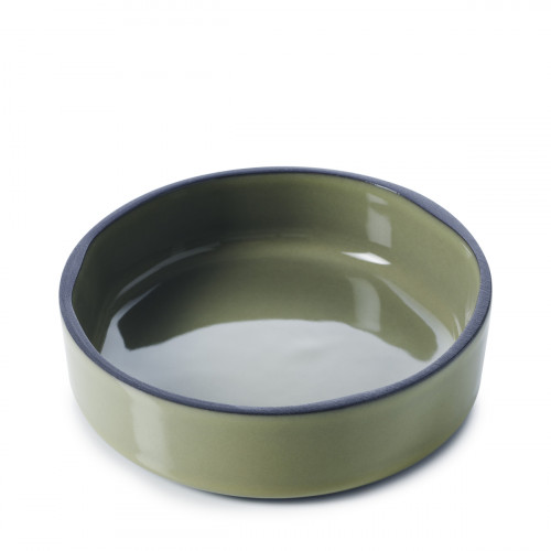 Coupelle rond vert porcelaine culinaire Ø 11 cm Caractère Revol