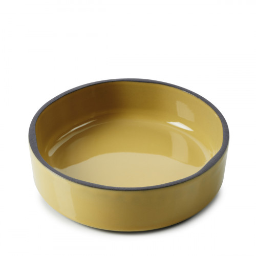 Coupelle rond jaune porcelaine culinaire Ø 11 cm Caractère Revol