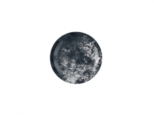 Assiette plate rond noir porcelaine vitrifiée Ø 23 cm Urban Dudson