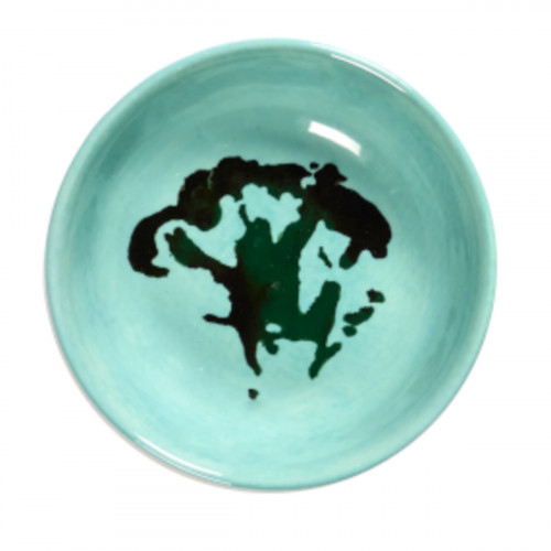 Plat rond azure broccoli vert grès émaillé Ø 11,5 cm Feast By Ottolenghi Serax