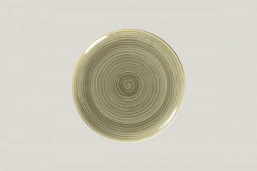 Assiette plate rond Emerald porcelaine vitrifiée Ø 24 cm Rakstone Spot Rak