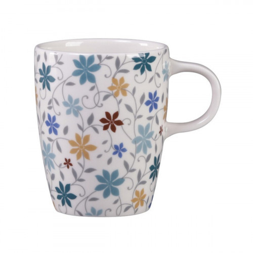 Tasse à café blanc porcelaine vitrifiée 20 cl Ø 7 cm Rakstone Ease Décor Summer Rak