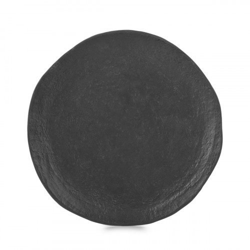 Assiette plate Noir brut porcelaine culinaire Ø 15,5 cm Yli Revol
