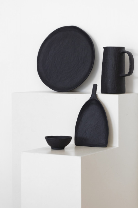 Bol Noir brut porcelaine culinaire Ø 15 cm Yli Revol