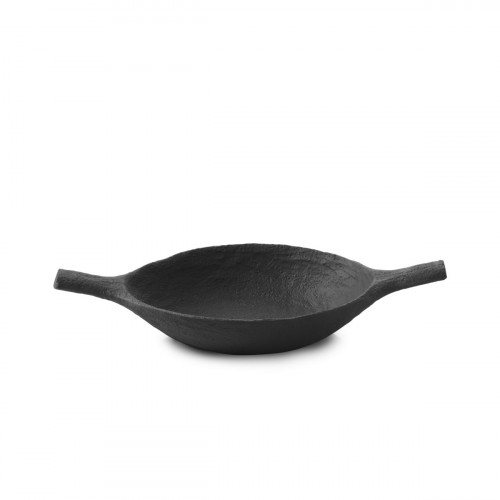Coupelle cabosse Noir brut porcelaine culinaire 16,5 cm Yli Revol