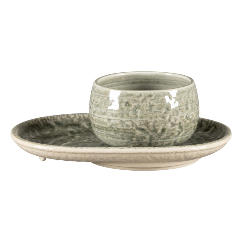 Tasse à café rond Sage porcelaine vitrifiée 25 cl Ø 9 cm Krush Rak