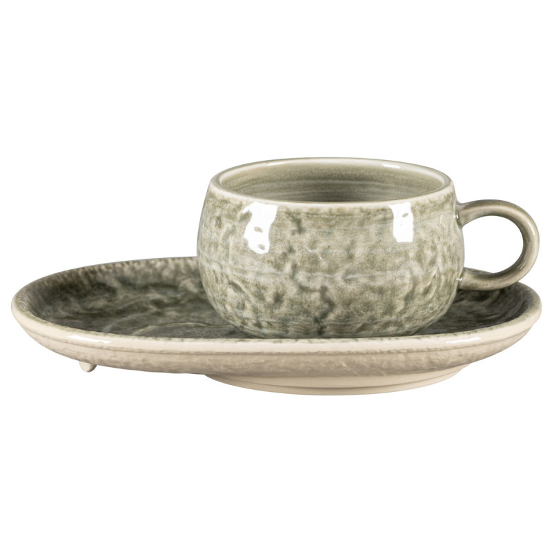 Tasse à café rond Sage porcelaine vitrifiée 25 cl Ø 9 cm Krush Rak