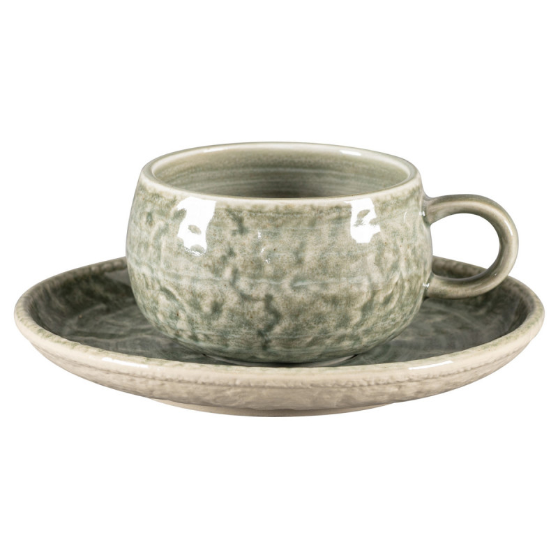 Tasse à café rond Sage porcelaine vitrifiée 25 cl Ø 9 cm Krush Rak