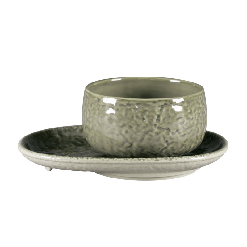 Tasse sans anse rond steel porcelaine vitrifiée 41 cl Ø 11 cm Krush Rak