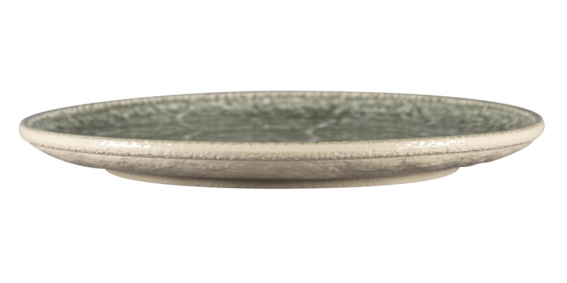 Assiette plate coupe rond Sage porcelaine vitrifiée Ø 30,1 cm Krush Rak
