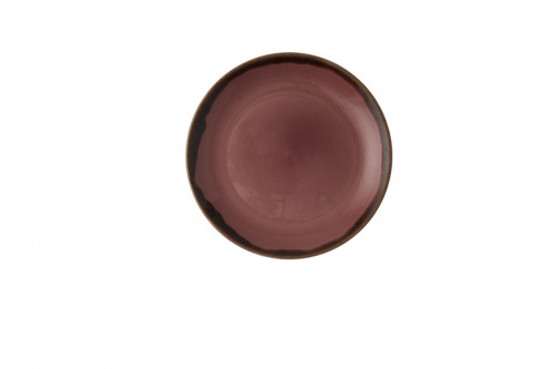 Assiette coupe plate rond prune porcelaine vitrifiée Ø 21,7 cm Harvest Dudson