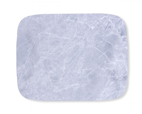 Plateau bois marbre gris 46x36 cm Papillon Platex