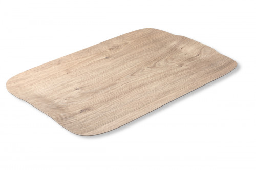 Plateau bois Chêne clair 46x36 cm Papillon Platex