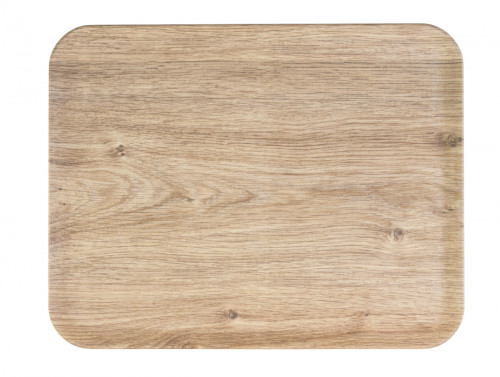 Plateau GN1/2 polyester Chêne clair 32,5x26,5 cm Profil 2 Platex