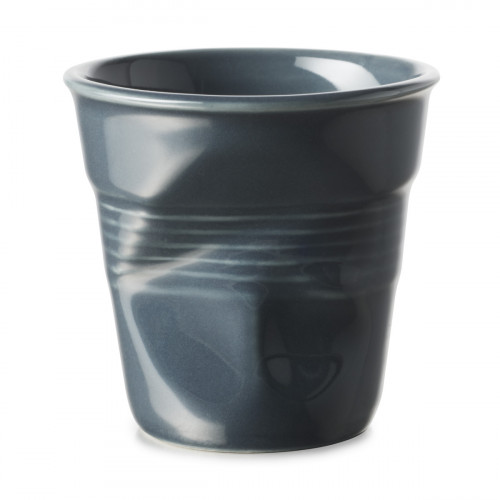Gobelet expresso Graphite porcelaine culinaire 8 cl Ø 6,5 cm Froisse Revol