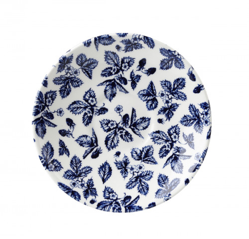 Sous tasse rond Georgian Bramble Blue porcelaine vitrifiée Ø 14,1 cm Vintage Prints Bramble Churchill