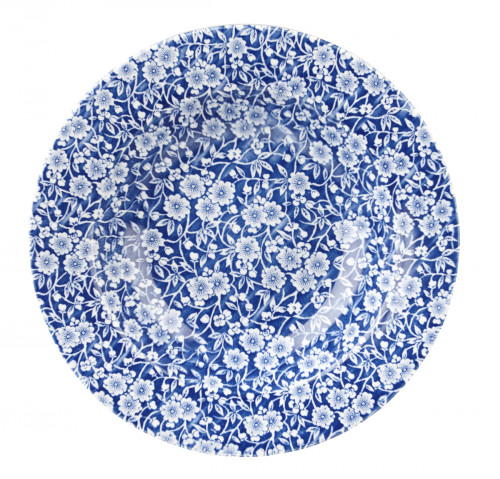 Assiette creuse rond Victorian Calico Bleu Prague porcelaine vitrifiée Ø 24,9 cm Vintage Prints Victorian Prague Churchill