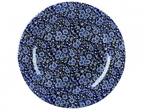 Assiette plate rond Victorian Calico Bleu Willow porcelaine vitrifiée Ø 21 cm Vintage Prints Victorian Willow Churchill
