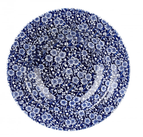 Assiette creuse rond Victorian Calico Bleu Willow porcelaine vitrifiée Ø 24,9 cm Vintage Prints Victorian Willow Churchill