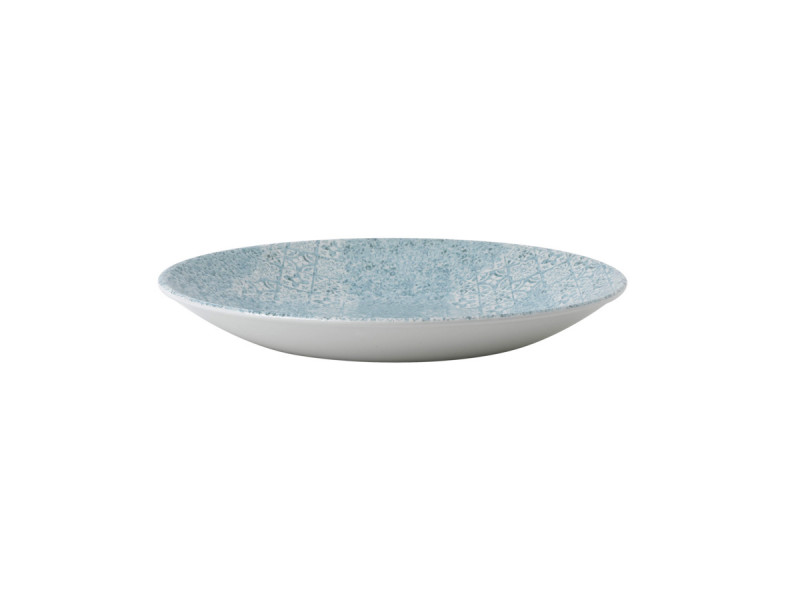 Assiette creuse rond Aquamarine porcelaine vitrifiée Ø 25,5 cm Vintage Prints Aquamarine Churchill