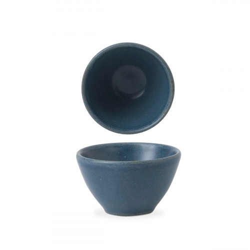 Pot conique oslo blue porcelaine vitrifiée Ø 7 cm Nourish Oslo Churchill