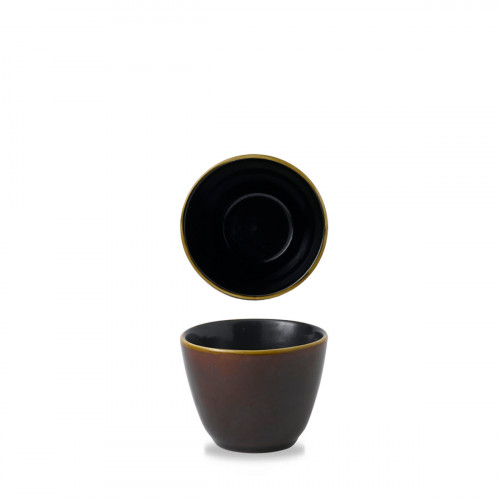 Pot conique Siena Brown porcelaine vitrifiée Ø 10 cm Nourish Siena Brown Churchill