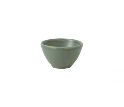 Pot conique Andorra Green porcelaine vitrifiée Ø 7 cm Nourish Andorra Churchill