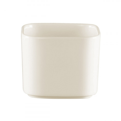 Sucrier carré blanc porcelaine 23 cl 8 cm Fractal Rak