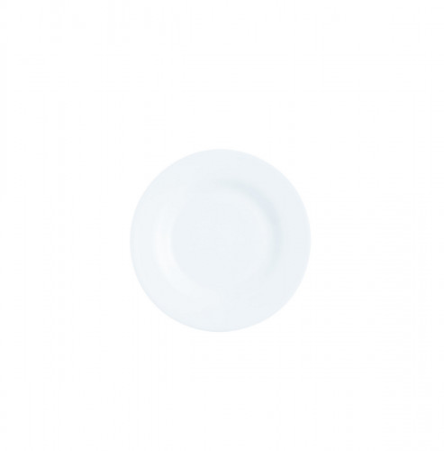 Assiette plate rond blanc verre opal Ø 16 cm Intensity Arcoroc