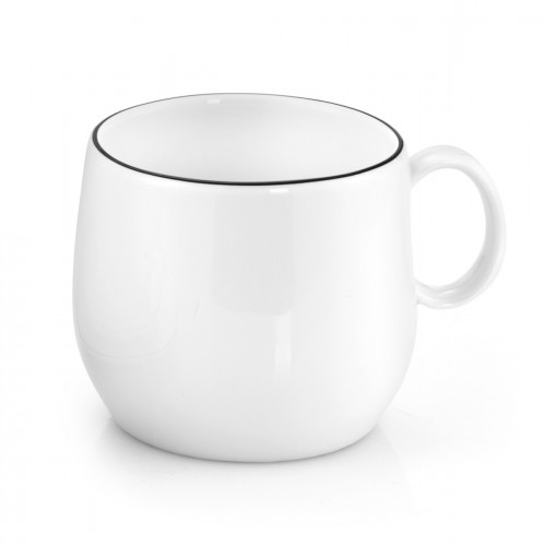 Tasse à café / thé rond blanc porcelaine 20 cl Ø 10,5 cm Yaka Medard De Noblat