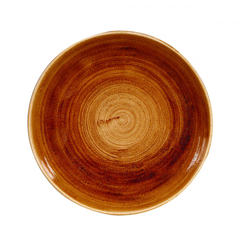 Assiette coupe rond Vintage Copper porcelaine vitrifiée Ø 21,7 cm Stonecast Patina Churchill