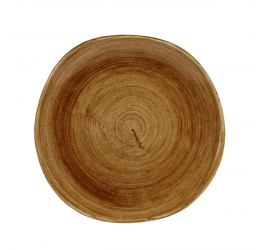 Assiette plate rond Vintage Copper porcelaine vitrifiée Ø 26,4 cm Stonecast Patina Churchill
